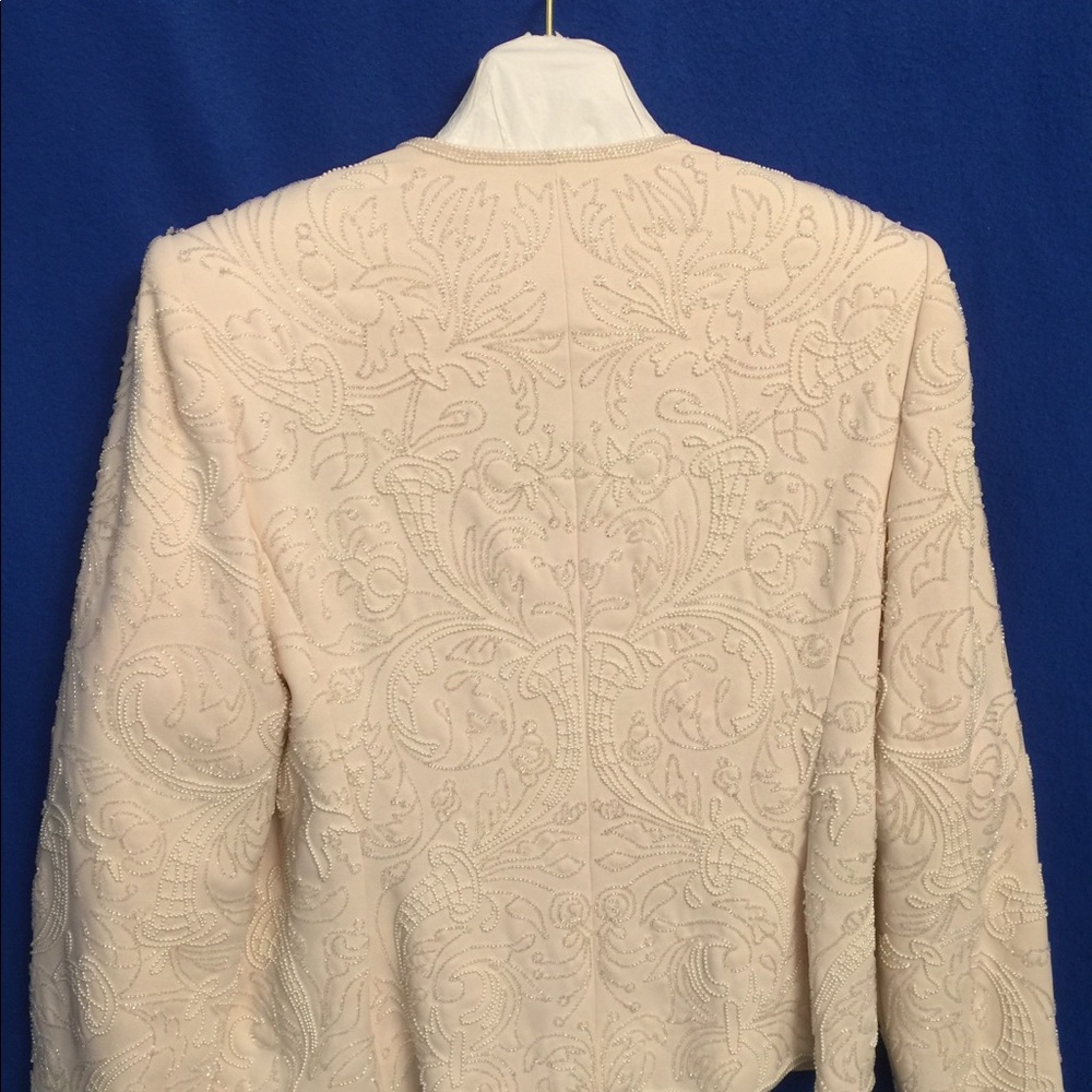 Beaded Albert Nipon Vintage Evening Jacket - Picture 3 of 8